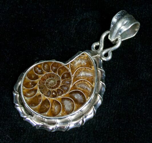 Sterling Silver Ammonite Pendant #5121